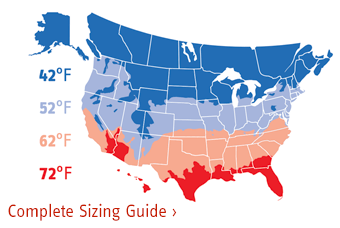 Sizing Guide Map