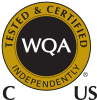 Tested & Certified Independently by WQA C USA