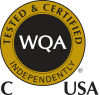Tested & Certified Independently by WQA C USA